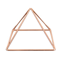 Kopero Kobberpyramide Energizer Glat Stor (23,56 cm) af glat kobberrør, produktfoto på hvid baggrund